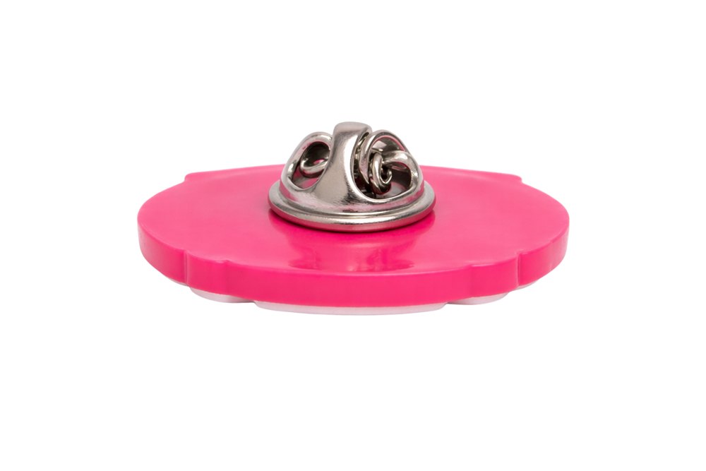 Charm mit Anstecknadel-Rückseite